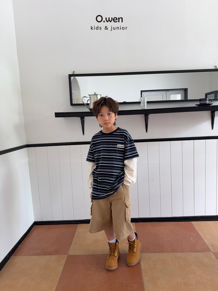 O Wen - Korean Children Fashion - #discoveringself - Multi Stripe Layered Tee - 6