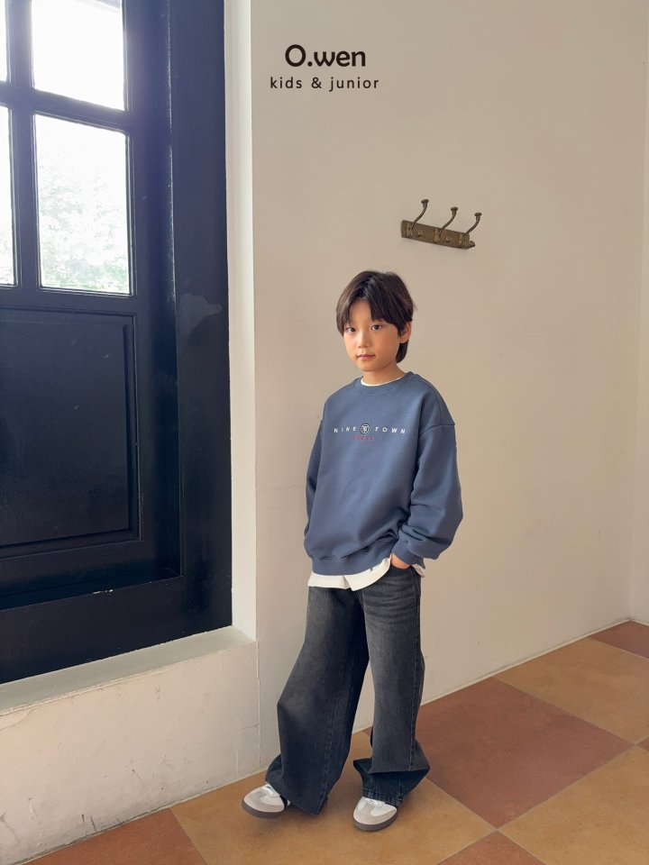 O Wen - Korean Children Fashion - #designkidswear - Nine Town Sweatshirt - 4