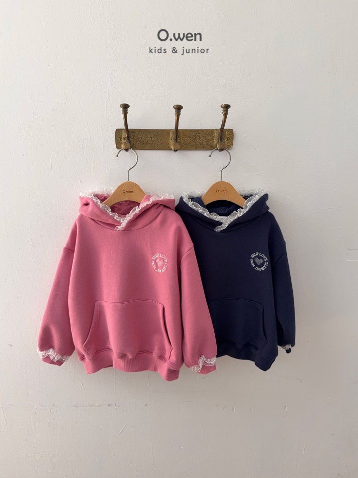 O Wen - Korean Children Fashion - #discoveringself - Lace Hoodie