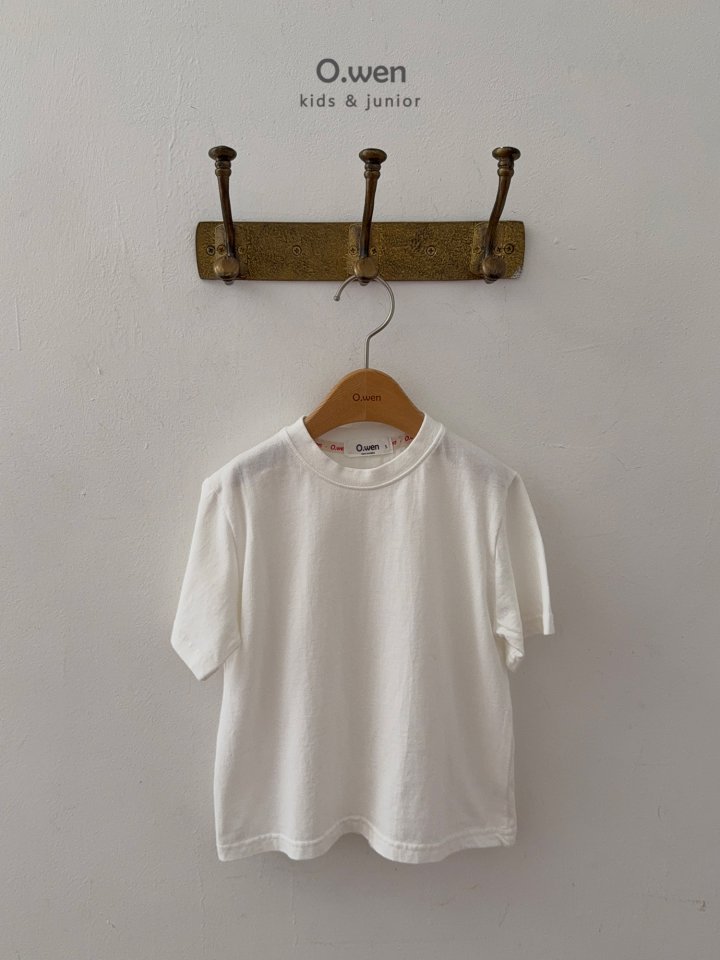 O Wen - Korean Children Fashion - #discoveringself - Basic Oversized Tee - 11