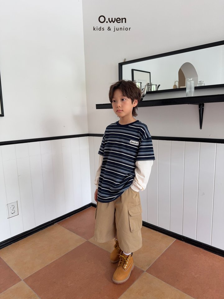 O Wen - Korean Children Fashion - #fashionkids - Multi Stripe Layered Tee - 7