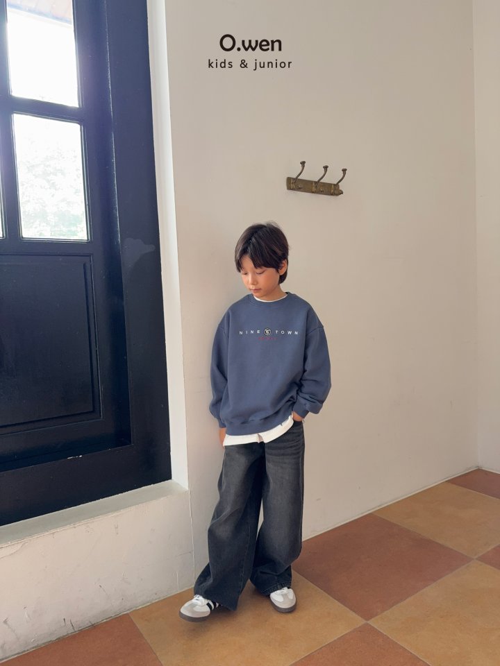 O Wen - Korean Children Fashion - #fashionkids - Nine Town Sweatshirt - 5