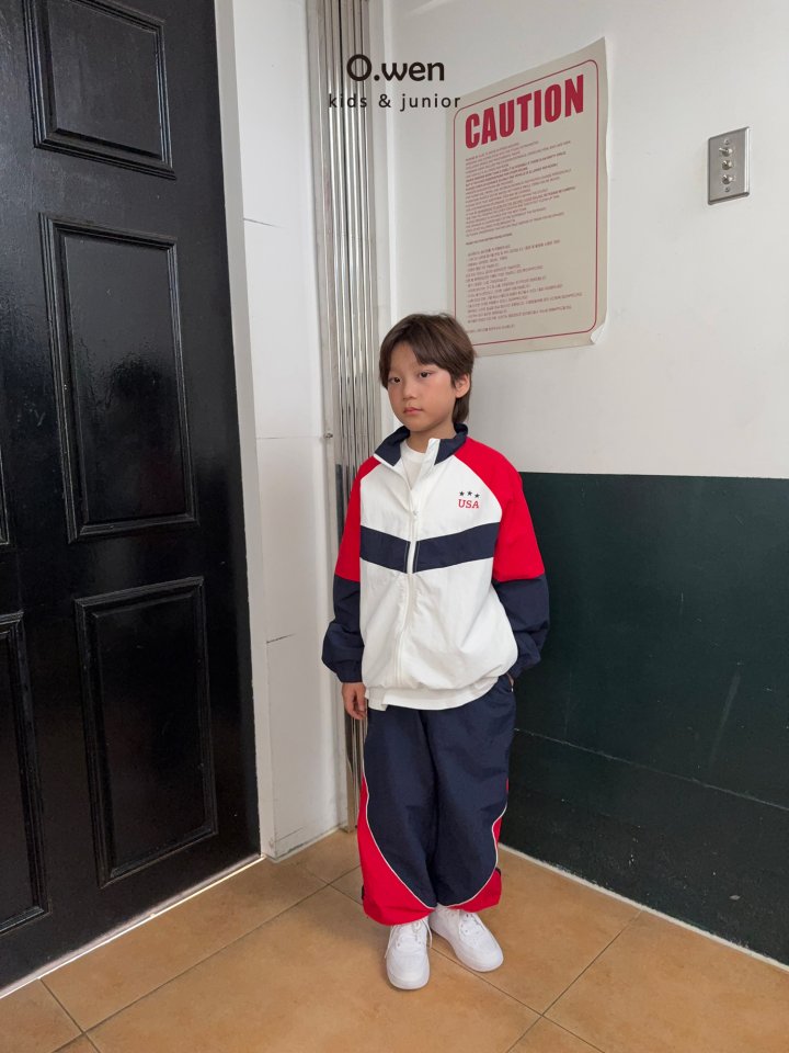 O Wen - Korean Children Fashion - #fashionkids - Color Block Windbreaker Pants - 9