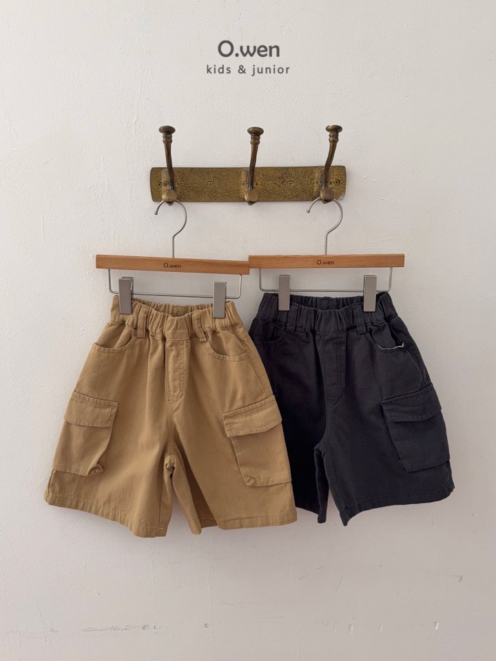 O Wen - Korean Children Fashion - #fashionkids - Pocket Bermuda Pants