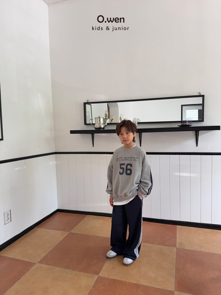 O Wen - Korean Children Fashion - #kidsshorts - Atlantic Tape Sweatshirt - 9