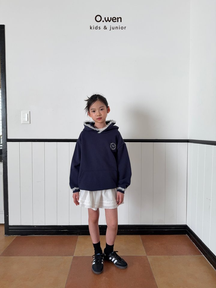 O Wen - Korean Children Fashion - #kidsshorts - Lace Shirring Skirt - 3