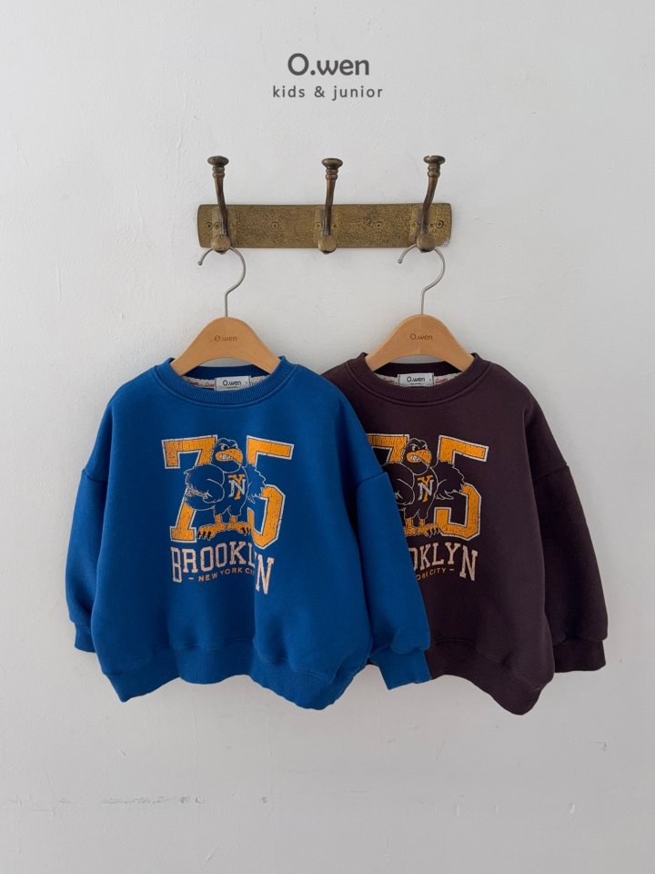 O Wen - Korean Children Fashion - #kidsshorts - Eagle Sweatshirt