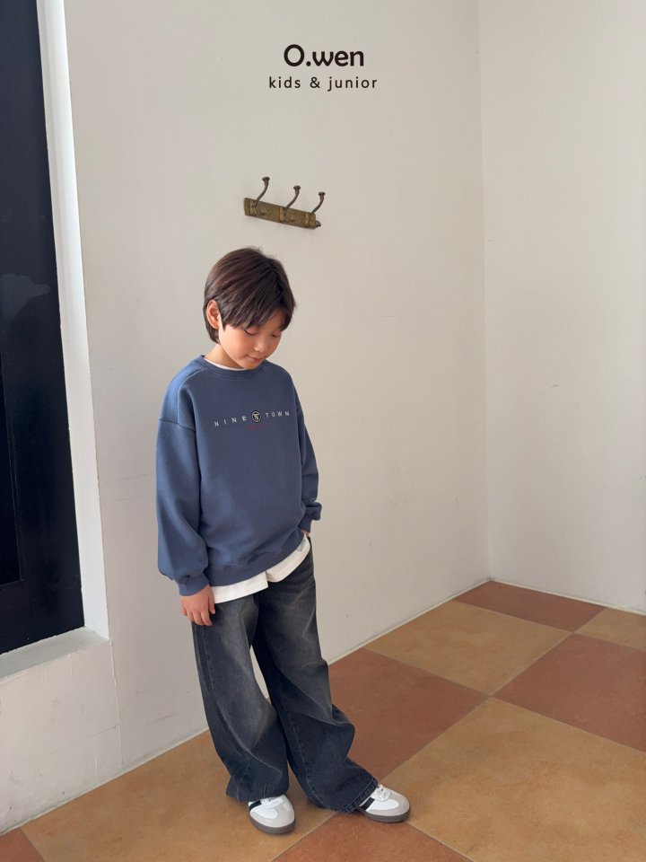 O Wen - Korean Children Fashion - #kidsstore - Nine Town Sweatshirt - 7