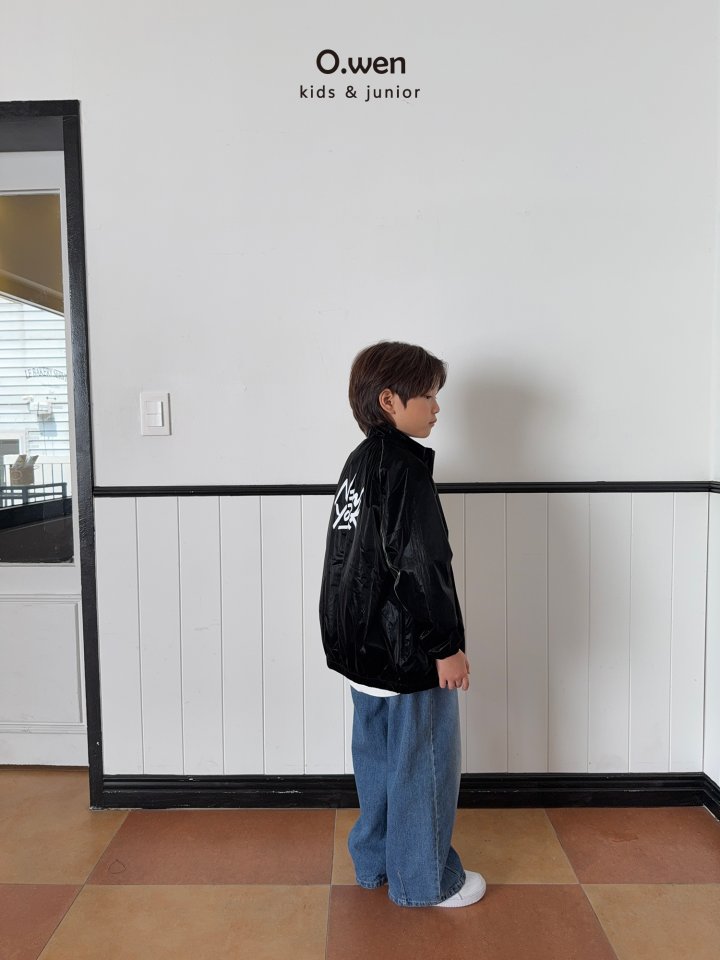 O Wen - Korean Children Fashion - #kidsstore - Curved Denim Pants - 8