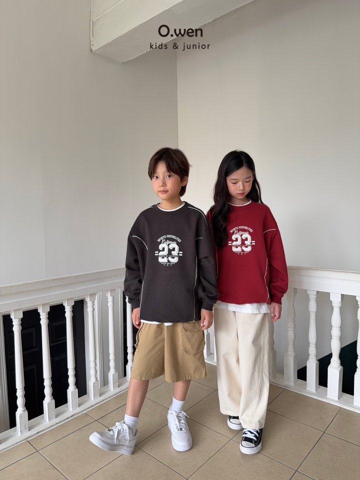 O Wen - Korean Children Fashion - #kidsstore - Stripe Line Sweatshirt - 6