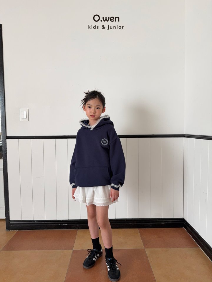 O Wen - Korean Children Fashion - #kidsshorts - Lace Shirring Skirt - 4