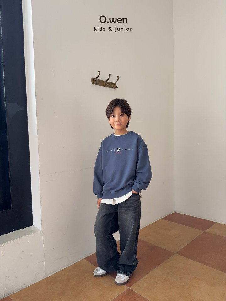 O Wen - Korean Children Fashion - #kidzfashiontrend - Nine Town Sweatshirt - 8