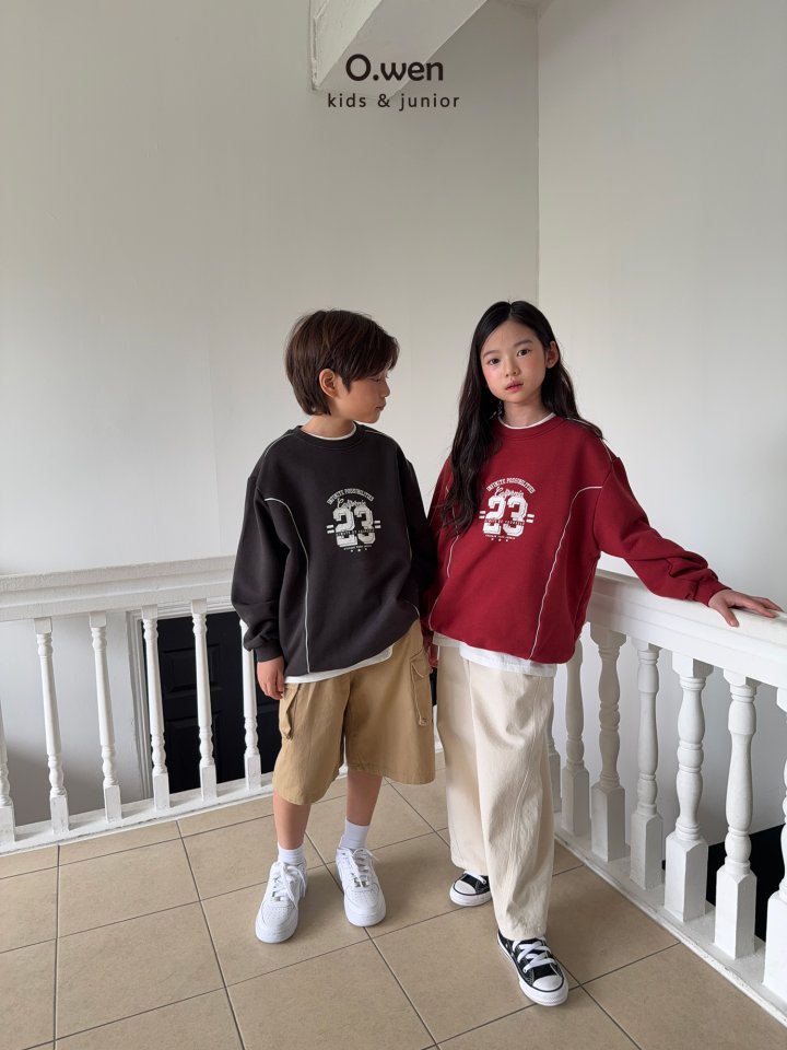 O Wen - Korean Children Fashion - #kidzfashiontrend - Stripe Line Sweatshirt - 7