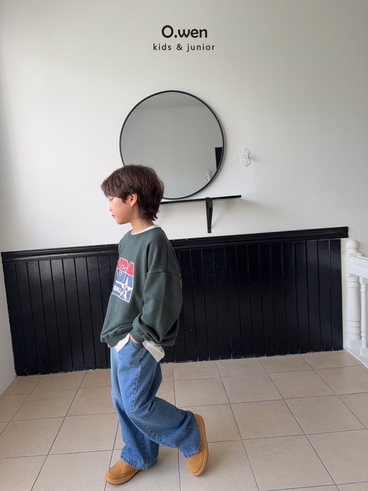 O Wen - Korean Children Fashion - #kidzfashiontrend - Baseball USA Sweatshirt - 6