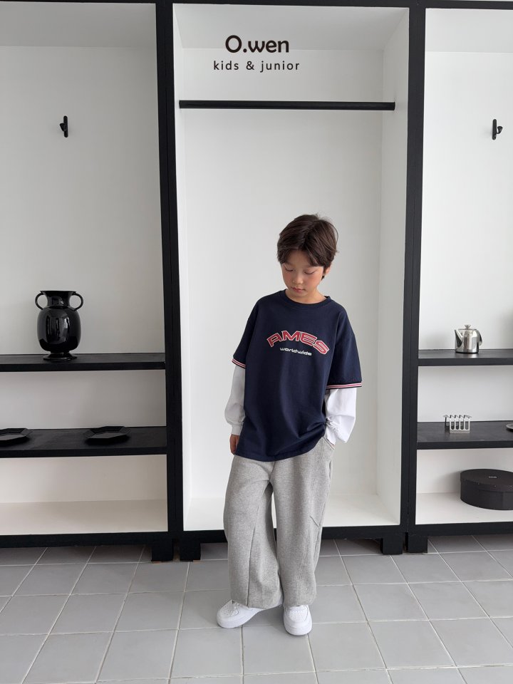 O Wen - Korean Children Fashion - #kidzfashiontrend - Wide Panel Jogger Pants - 6
