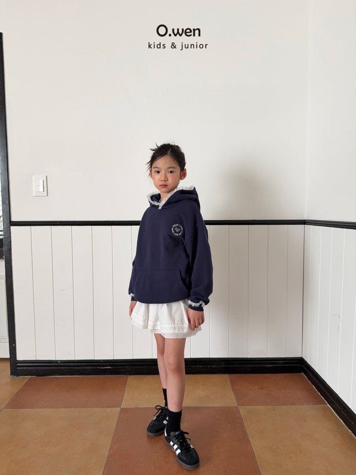 O Wen - Korean Children Fashion - #kidzfashiontrend - Lace Shirring Skirt - 5