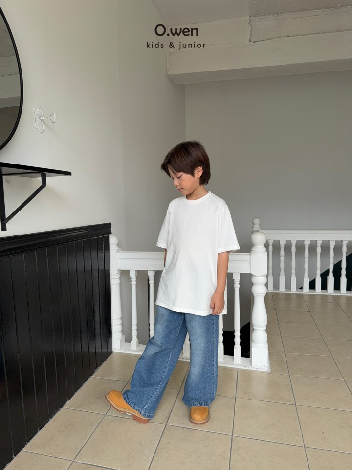 O Wen - Korean Children Fashion - #littlefashionista - Basic Oversized Tee - 3