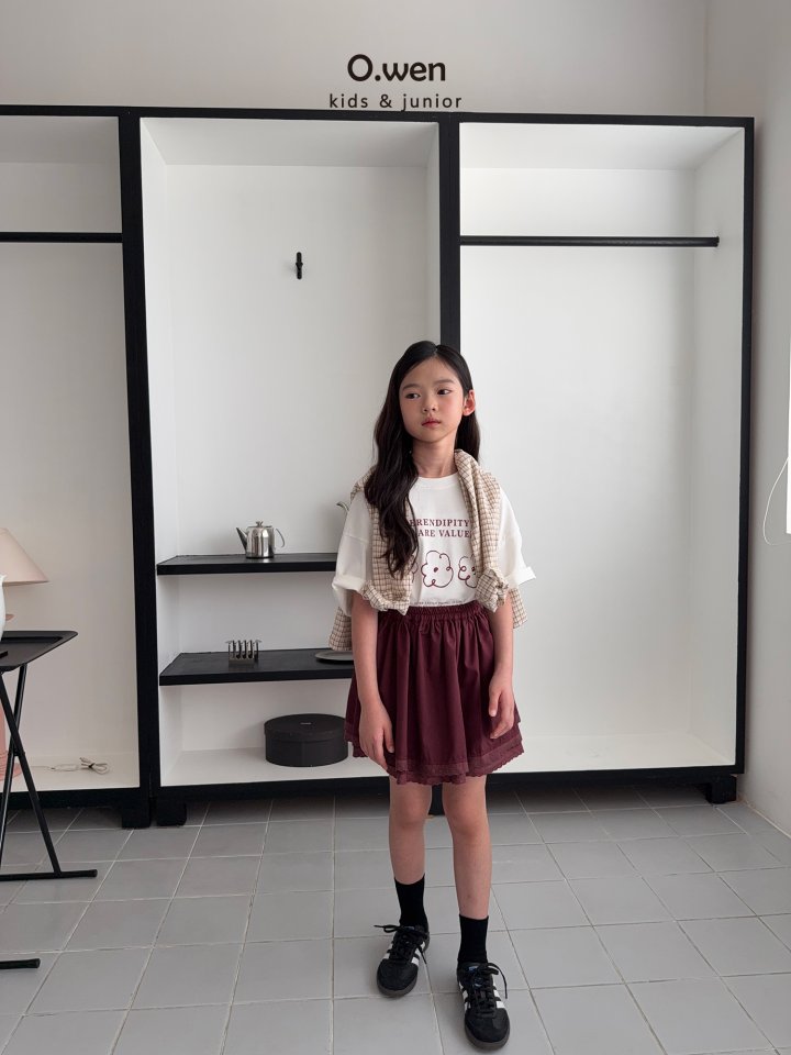 O Wen - Korean Children Fashion - #Kfashion4kids - Flower Boxy Tee - 4