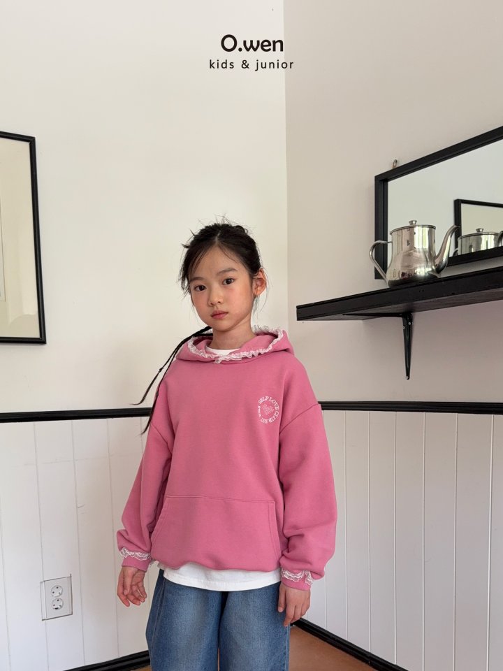 O Wen - Korean Children Fashion - #magicofchildhood - Lace Hoodie - 8