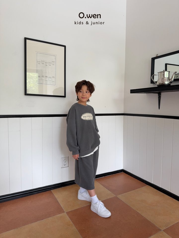 O Wen - Korean Children Fashion - #magicofchildhood - Wisconsin Sweatshirt - 11