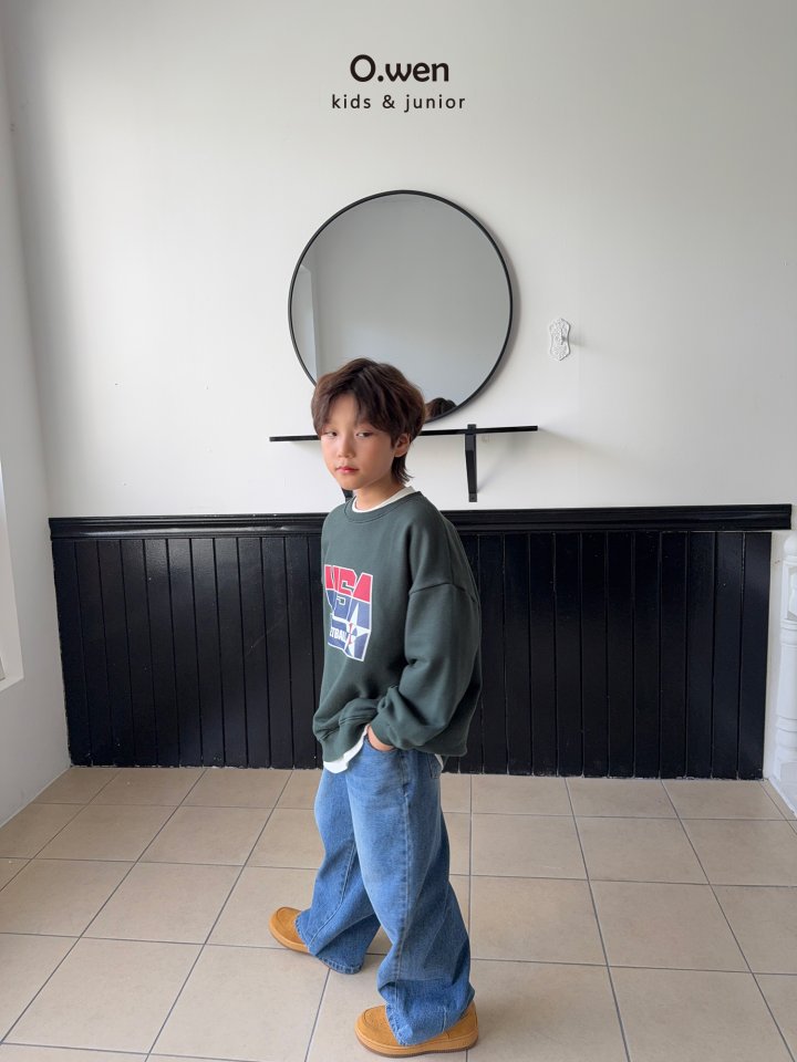 O Wen - Korean Children Fashion - #minifashionista - Baseball USA Sweatshirt - 10