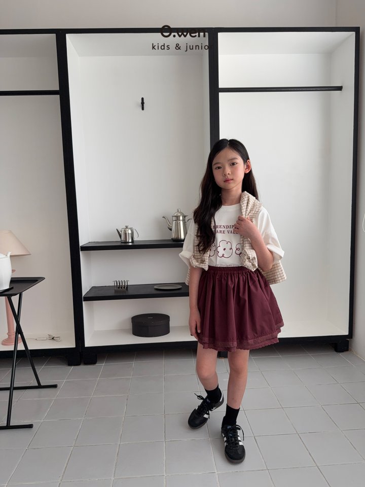 O Wen - Korean Children Fashion - #minifashionista - Flower Boxy Tee - 6