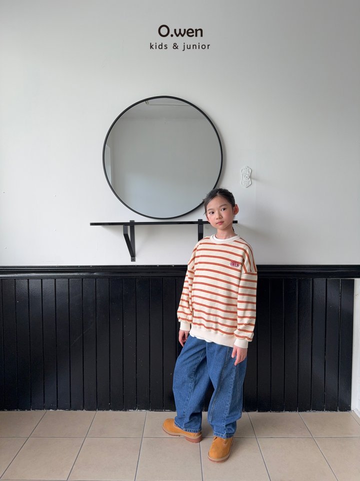 O Wen - Korean Children Fashion - #prettylittlegirls - Vogue Stripe Sweatshirt - 11
