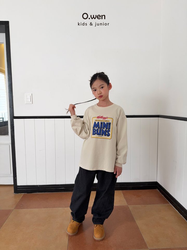 O Wen - Korean Children Fashion - #prettylittlegirls - Point Slit Denim Pants - 7