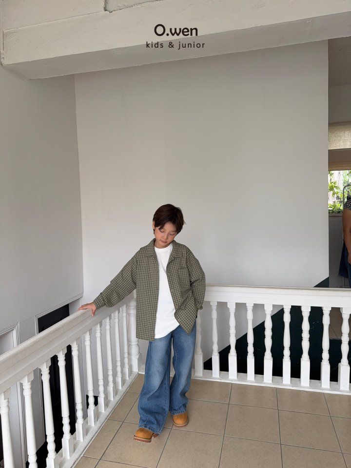 O Wen - Korean Children Fashion - #stylishchildhood - Autumn Check Shirt - 3