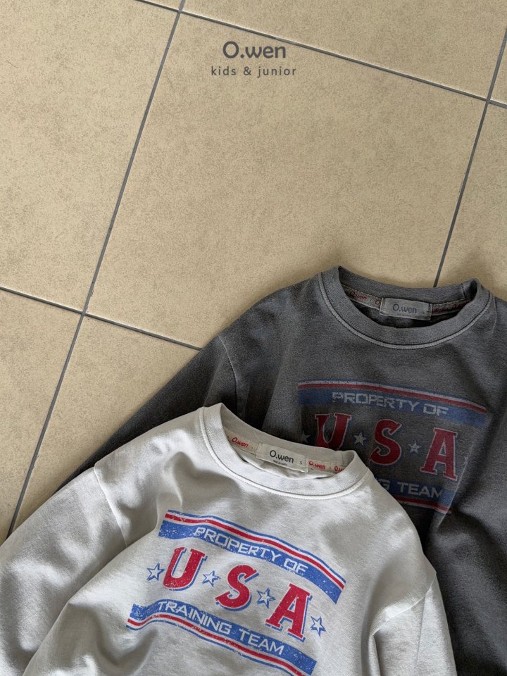 O Wen - Korean Children Fashion - #toddlerclothing - USA Pigment Tee - 12