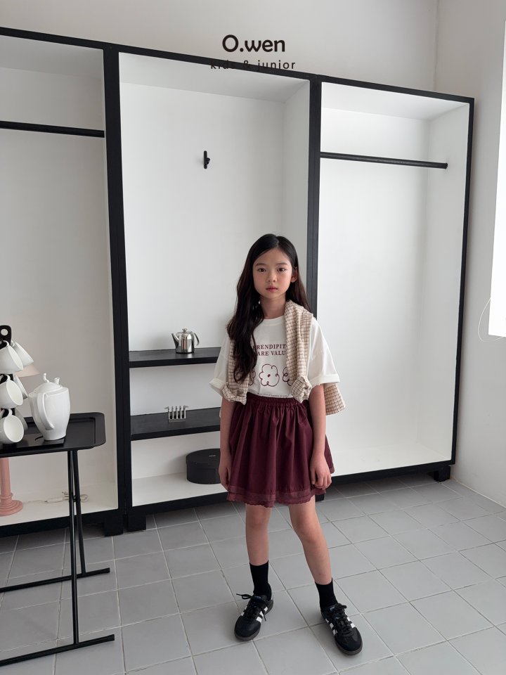 O Wen - Korean Children Fashion - #toddlerclothing - Flower Boxy Tee - 9