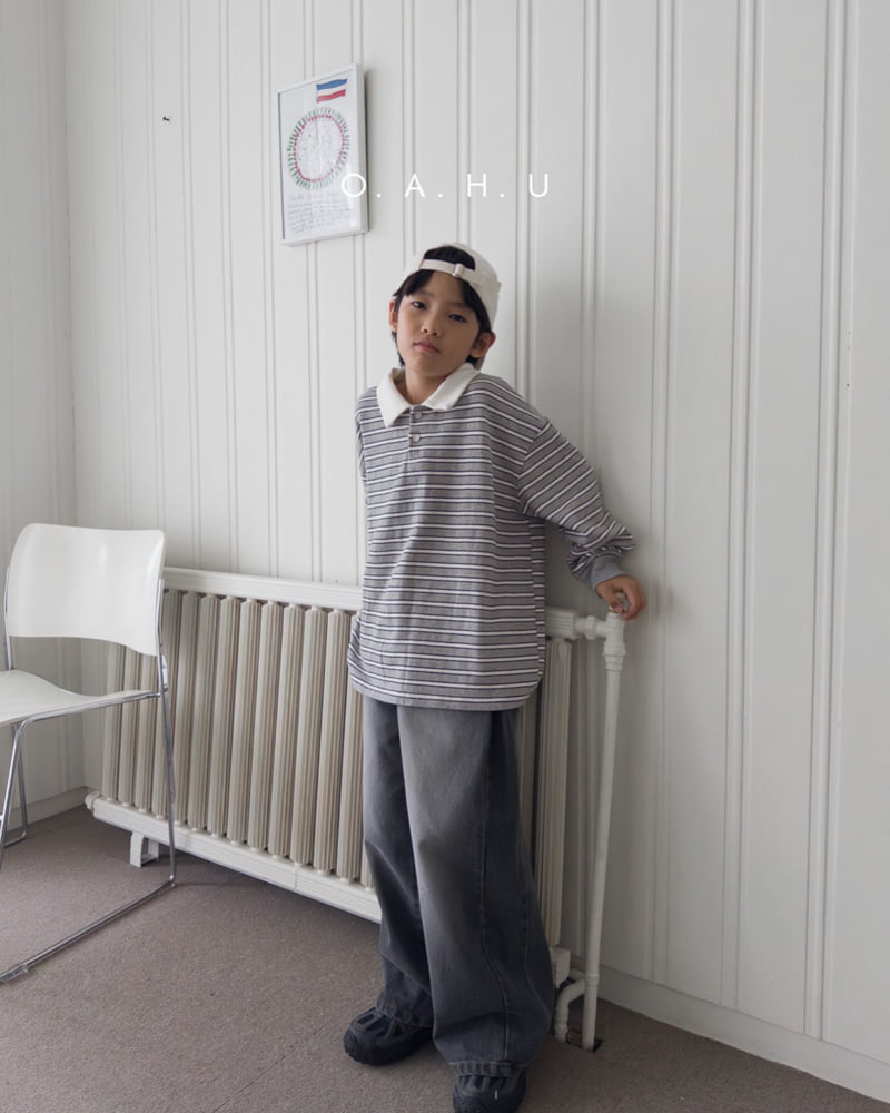 O'Ahu - Korean Children Fashion - #childofig - Teen Brush Denim Pants - 12