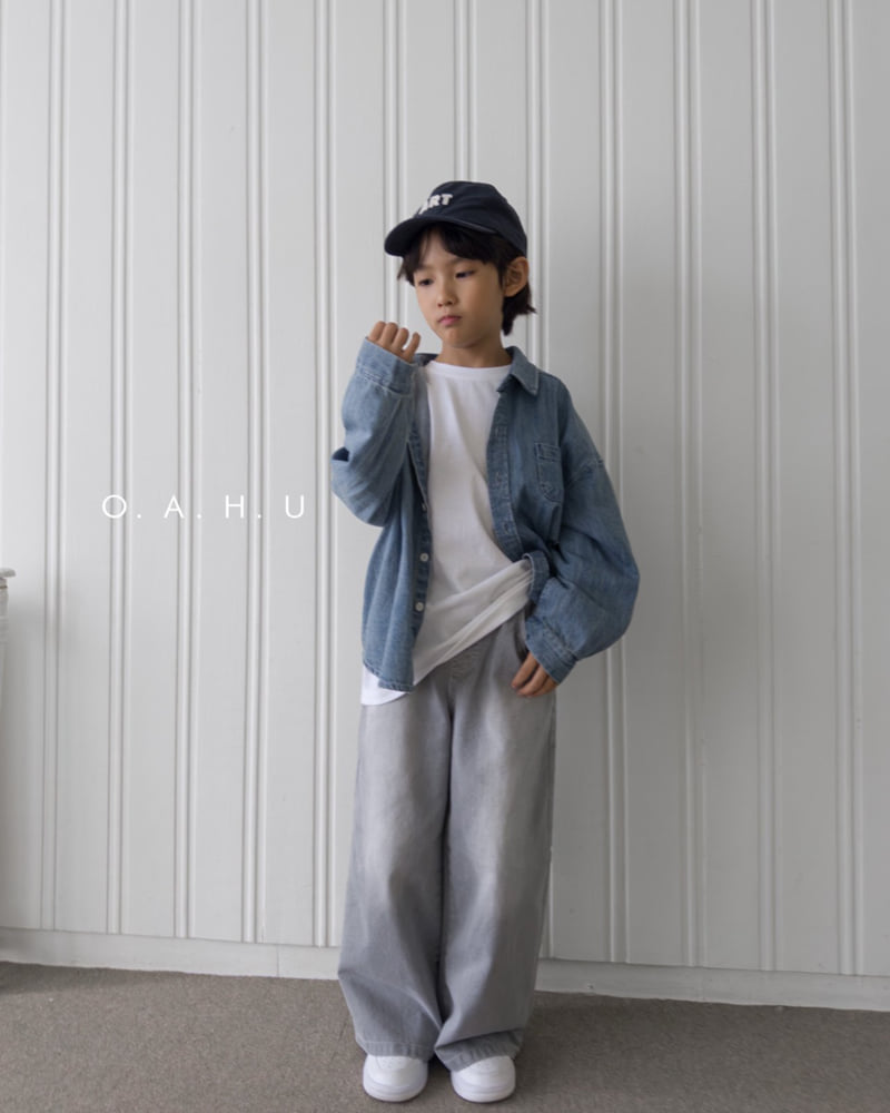 O'Ahu - Korean Children Fashion - #childofig - Mood Denim Shirt - 7