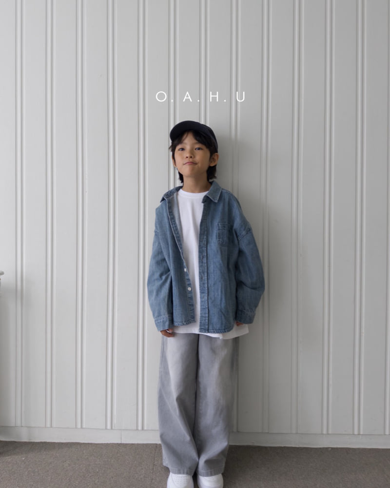 O'Ahu - Korean Children Fashion - #childofig - Mood Denim Shirt - 8