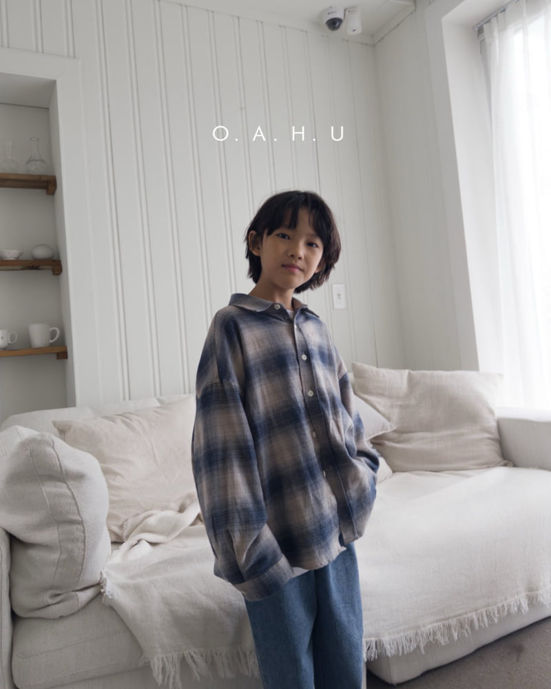 O'Ahu - Korean Children Fashion - #childofig - Brush Check Shirt - 6