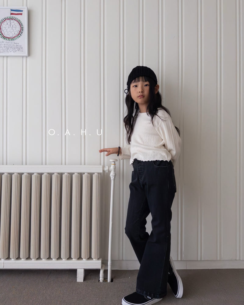 O'Ahu - Korean Children Fashion - #childrensboutique - Kiki Bootcut Denim Pants - 6
