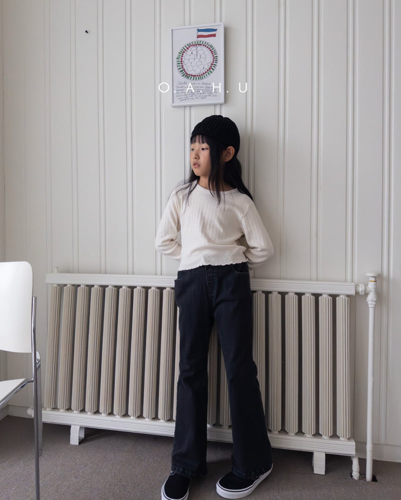 O'Ahu - Korean Children Fashion - #designkidswear - Kiki Bootcut Denim Pants - 7