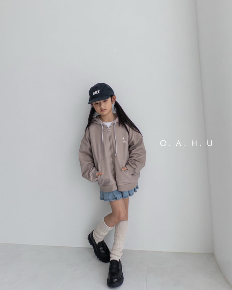 O'Ahu - Korean Children Fashion - #discoveringself - Pleated Denim Skirt - 9