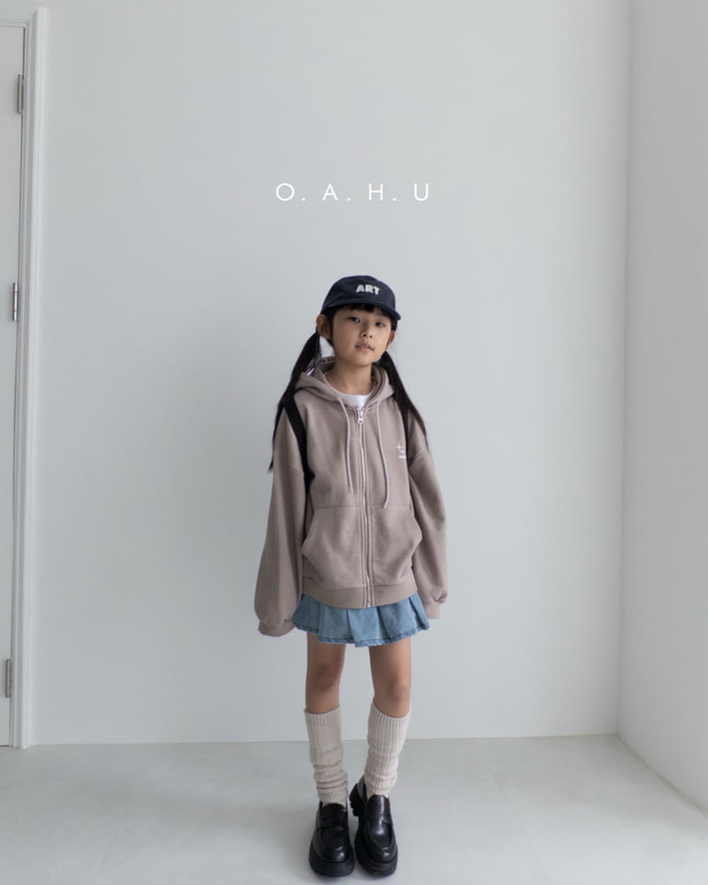 O'Ahu - Korean Children Fashion - #fashionkids - Pleated Denim Skirt - 10