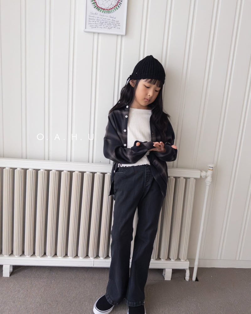 O'Ahu - Korean Children Fashion - #fashionkids - Kiki Bootcut Denim Pants - 9
