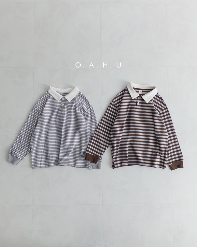 O'Ahu - Korean Children Fashion - #fashionkids - Muffin Collar Tee