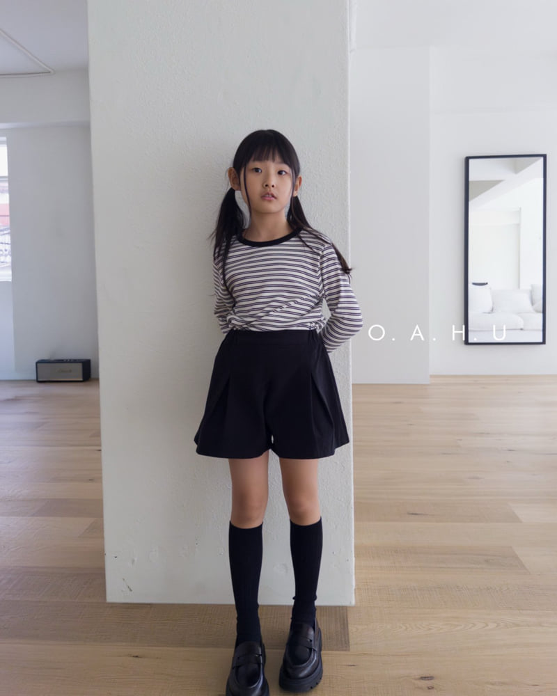 O'Ahu - Korean Children Fashion - #kidzfashiontrend - Pony Stripe Ribbed Tee - 8