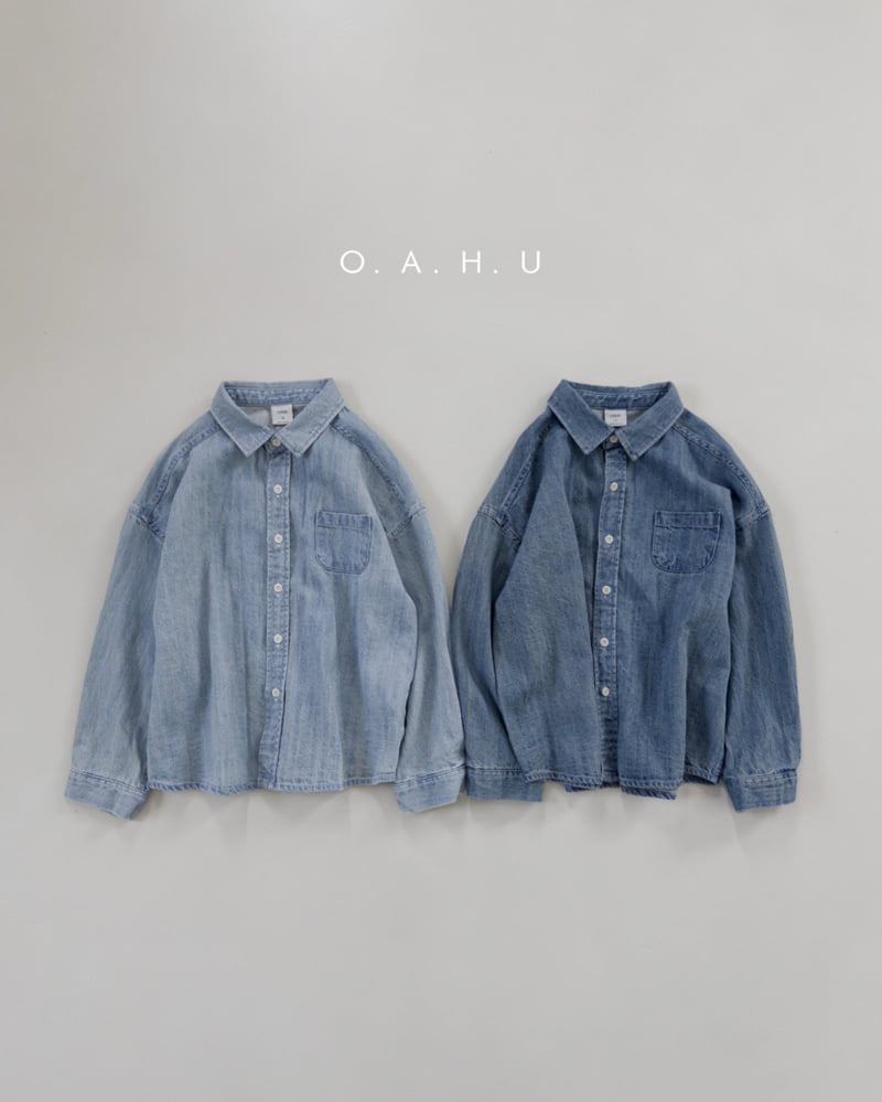 O'Ahu - Korean Children Fashion - #kidzfashiontrend - Mood Denim Shirt