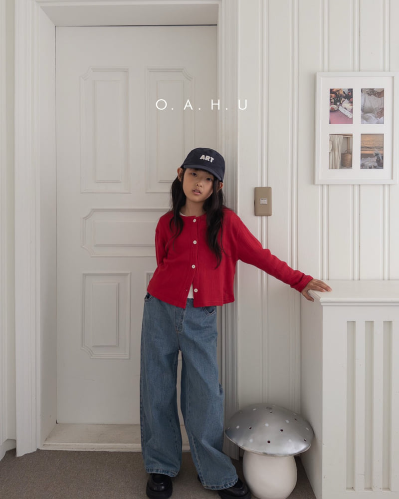 O'Ahu - Korean Children Fashion - #kidzfashiontrend - Full Wide Denim Pants - 7