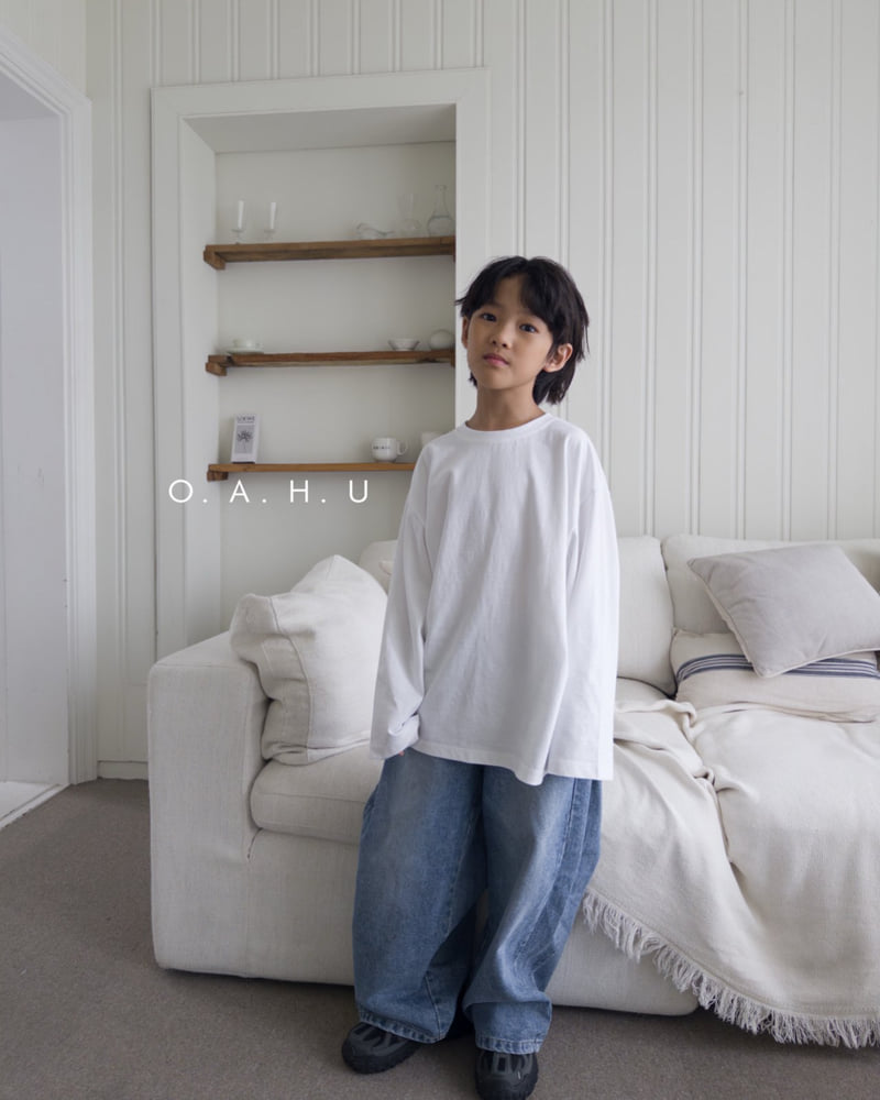 O'Ahu - Korean Children Fashion - #littlefashionista - Teen Brush Denim Pants - 8