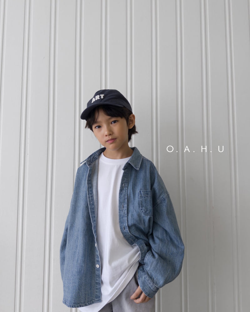 O'Ahu - Korean Children Fashion - #littlefashionista - Mood Denim Shirt - 3