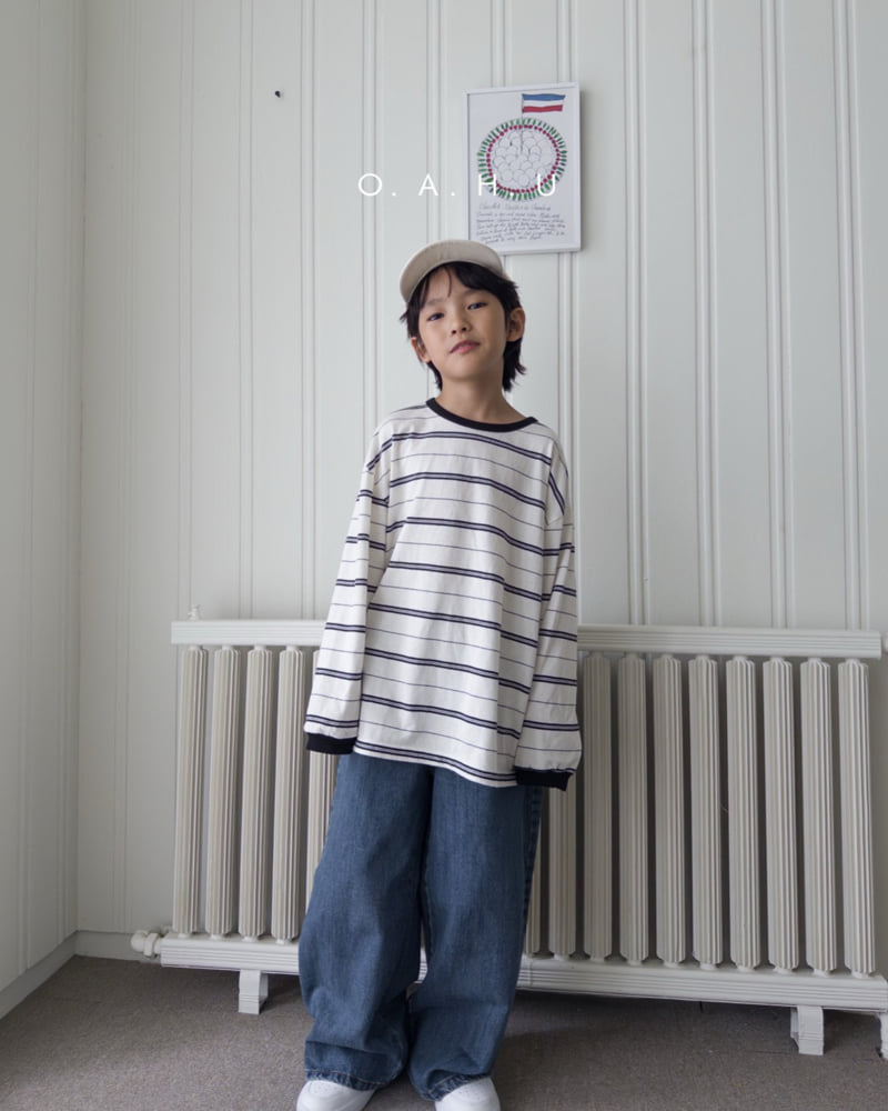 O'Ahu - Korean Children Fashion - #littlefashionista - Full Wide Denim Pants - 9