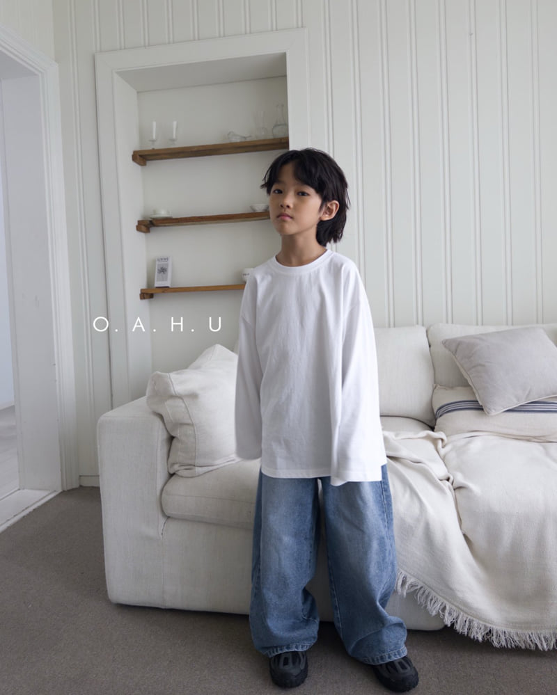 O'Ahu - Korean Children Fashion - #magicofchildhood - Teen Brush Denim Pants - 9