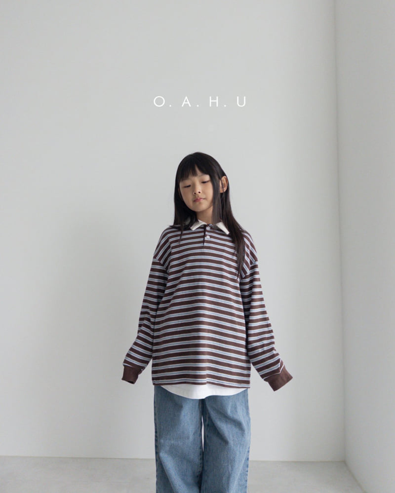 O'Ahu - Korean Children Fashion - #magicofchildhood - Muffin Collar Tee - 7