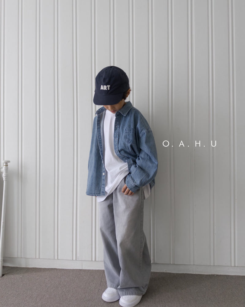 O'Ahu - Korean Children Fashion - #littlefashionista - Mood Denim Shirt - 4